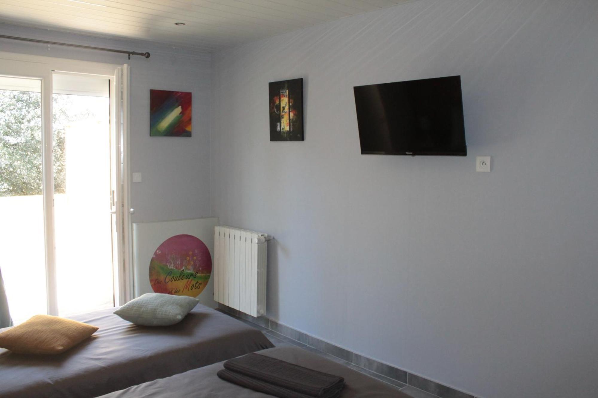 Chambres D'Hotes Des Couleurs Et Des Mots Villeneuve-de-Berg Ngoại thất bức ảnh